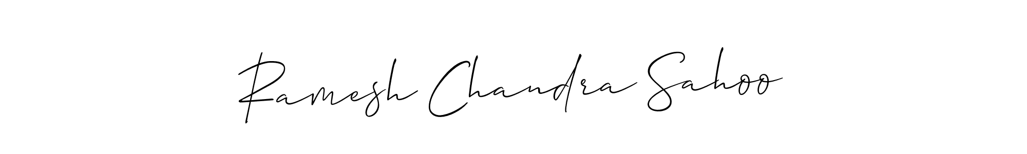 It looks lik you need a new signature style for name Ramesh Chandra Sahoo. Design unique handwritten (Allison_Script) signature with our free signature maker in just a few clicks. Ramesh Chandra Sahoo signature style 2 images and pictures png