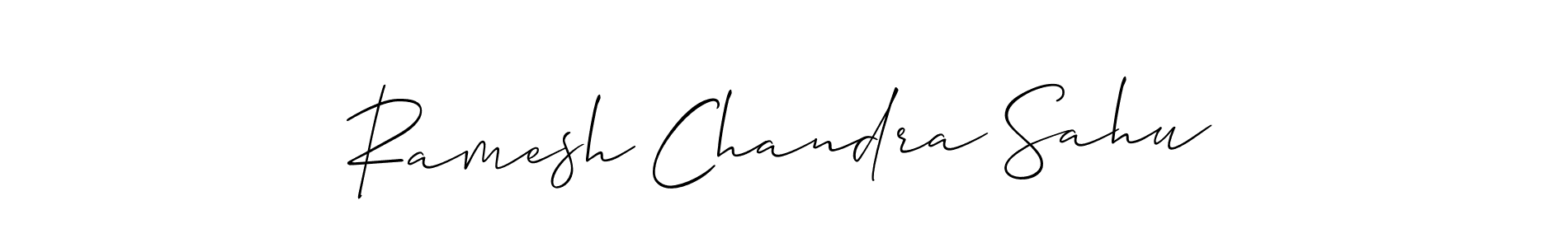 Make a beautiful signature design for name Ramesh Chandra Sahu. With this signature (Allison_Script) style, you can create a handwritten signature for free. Ramesh Chandra Sahu signature style 2 images and pictures png