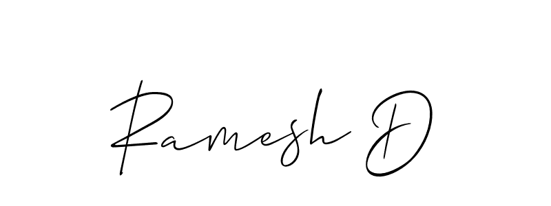 Make a short Ramesh D signature style. Manage your documents anywhere anytime using Allison_Script. Create and add eSignatures, submit forms, share and send files easily. Ramesh D signature style 2 images and pictures png