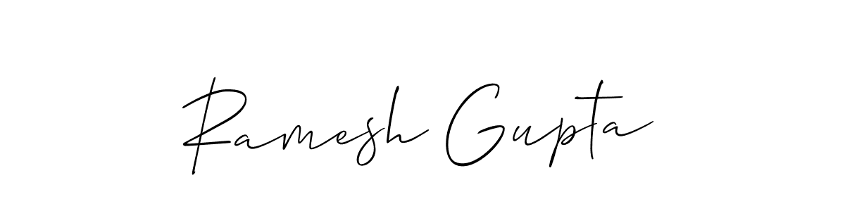 It looks lik you need a new signature style for name Ramesh Gupta. Design unique handwritten (Allison_Script) signature with our free signature maker in just a few clicks. Ramesh Gupta signature style 2 images and pictures png