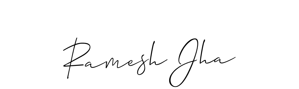 Similarly Allison_Script is the best handwritten signature design. Signature creator online .You can use it as an online autograph creator for name Ramesh Jha. Ramesh Jha signature style 2 images and pictures png