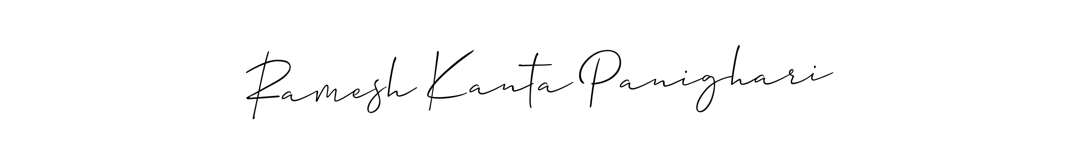 It looks lik you need a new signature style for name Ramesh Kanta Panighari. Design unique handwritten (Allison_Script) signature with our free signature maker in just a few clicks. Ramesh Kanta Panighari signature style 2 images and pictures png