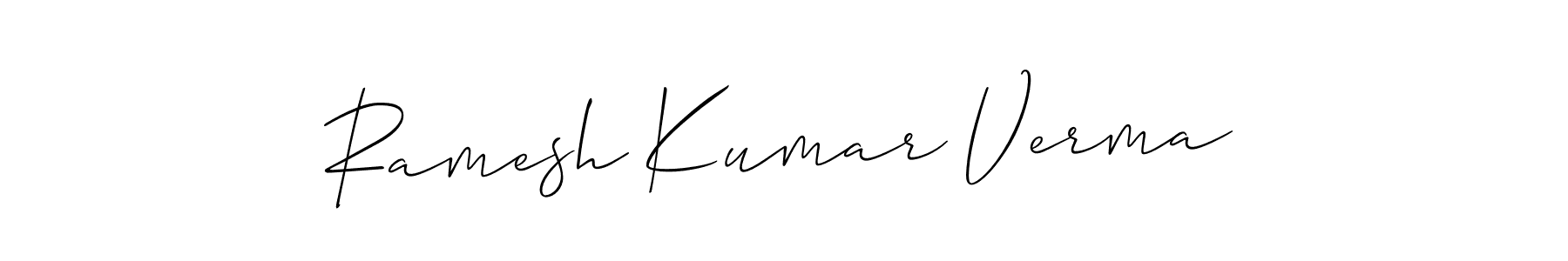 You can use this online signature creator to create a handwritten signature for the name Ramesh Kumar Verma. This is the best online autograph maker. Ramesh Kumar Verma signature style 2 images and pictures png