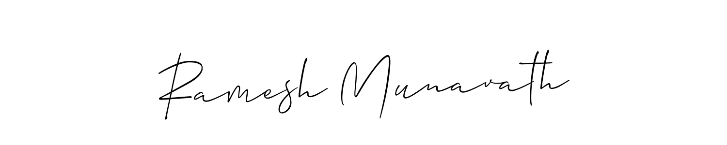 Similarly Allison_Script is the best handwritten signature design. Signature creator online .You can use it as an online autograph creator for name Ramesh Munavath. Ramesh Munavath signature style 2 images and pictures png