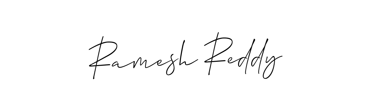 if you are searching for the best signature style for your name Ramesh Reddy. so please give up your signature search. here we have designed multiple signature styles  using Allison_Script. Ramesh Reddy signature style 2 images and pictures png