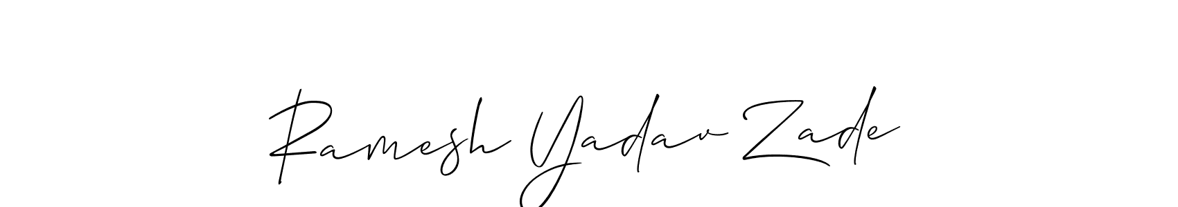 Best and Professional Signature Style for Ramesh Yadav Zade. Allison_Script Best Signature Style Collection. Ramesh Yadav Zade signature style 2 images and pictures png