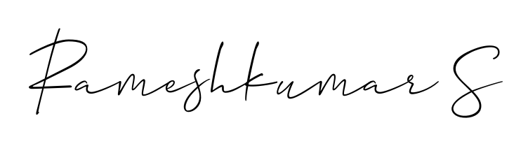 The Allison_Script lettering style adds unique flourish to name Rameshkumar S. Stand out with a custom digital autograph made in seconds. Rameshkumar S signature style 2 images and pictures png