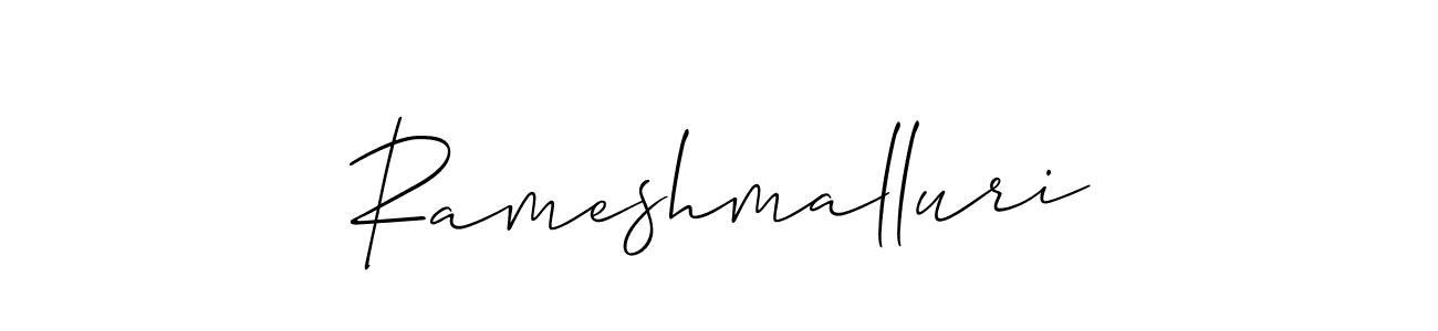 if you are searching for the best signature style for your name Rameshmalluri. so please give up your signature search. here we have designed multiple signature styles  using Allison_Script. Rameshmalluri signature style 2 images and pictures png