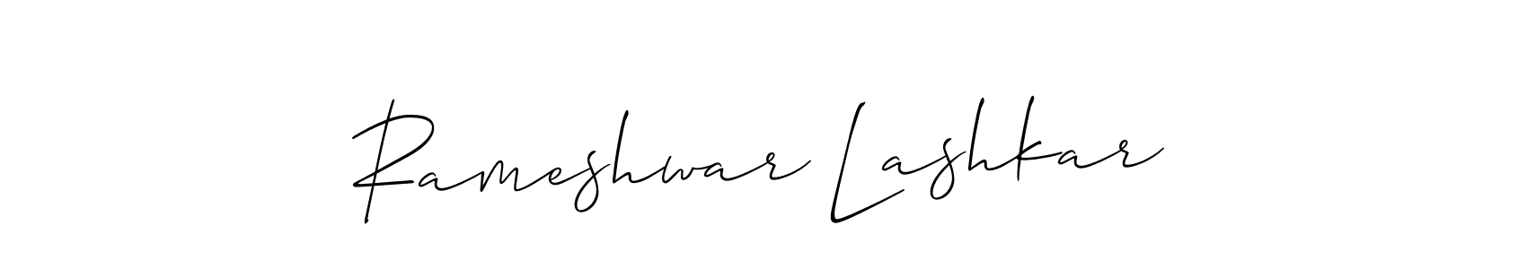 You can use this online signature creator to create a handwritten signature for the name Rameshwar Lashkar. This is the best online autograph maker. Rameshwar Lashkar signature style 2 images and pictures png