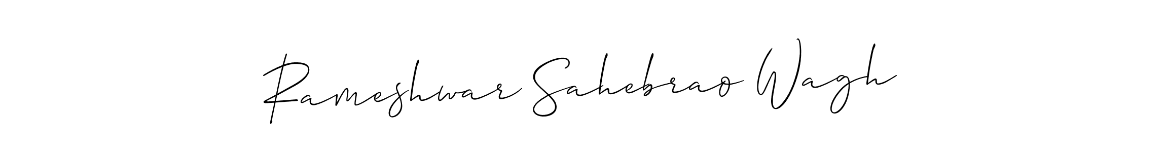 Make a short Rameshwar Sahebrao Wagh signature style. Manage your documents anywhere anytime using Allison_Script. Create and add eSignatures, submit forms, share and send files easily. Rameshwar Sahebrao Wagh signature style 2 images and pictures png