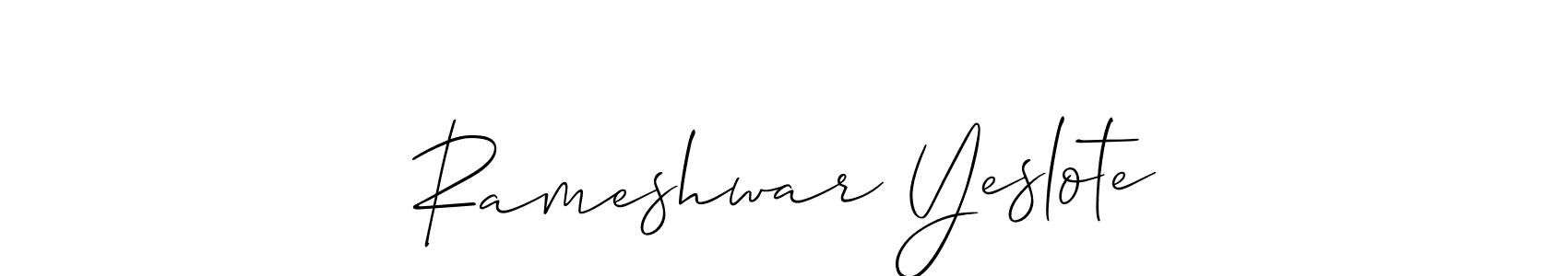 Once you've used our free online signature maker to create your best signature Allison_Script style, it's time to enjoy all of the benefits that Rameshwar Yeslote name signing documents. Rameshwar Yeslote signature style 2 images and pictures png