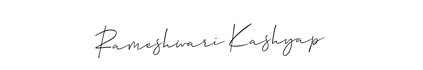 Make a beautiful signature design for name Rameshwari Kashyap. Use this online signature maker to create a handwritten signature for free. Rameshwari Kashyap signature style 2 images and pictures png