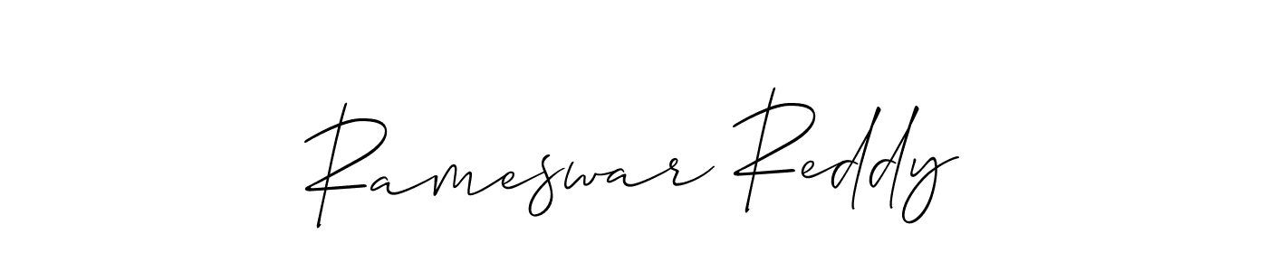 if you are searching for the best signature style for your name Rameswar Reddy. so please give up your signature search. here we have designed multiple signature styles  using Allison_Script. Rameswar Reddy signature style 2 images and pictures png