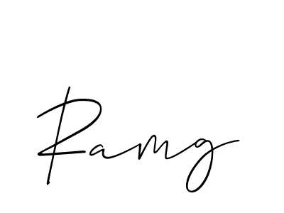 Best and Professional Signature Style for Ramg. Allison_Script Best Signature Style Collection. Ramg signature style 2 images and pictures png