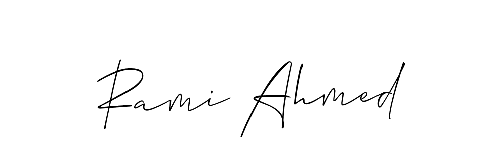 Here are the top 10 professional signature styles for the name Rami Ahmed. These are the best autograph styles you can use for your name. Rami Ahmed signature style 2 images and pictures png