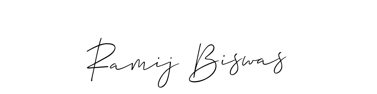 Best and Professional Signature Style for Ramij Biswas. Allison_Script Best Signature Style Collection. Ramij Biswas signature style 2 images and pictures png