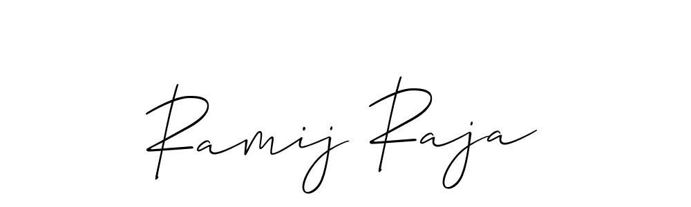 Ramij Raja stylish signature style. Best Handwritten Sign (Allison_Script) for my name. Handwritten Signature Collection Ideas for my name Ramij Raja. Ramij Raja signature style 2 images and pictures png