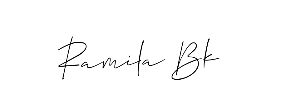 Here are the top 10 professional signature styles for the name Ramila Bk. These are the best autograph styles you can use for your name. Ramila Bk signature style 2 images and pictures png