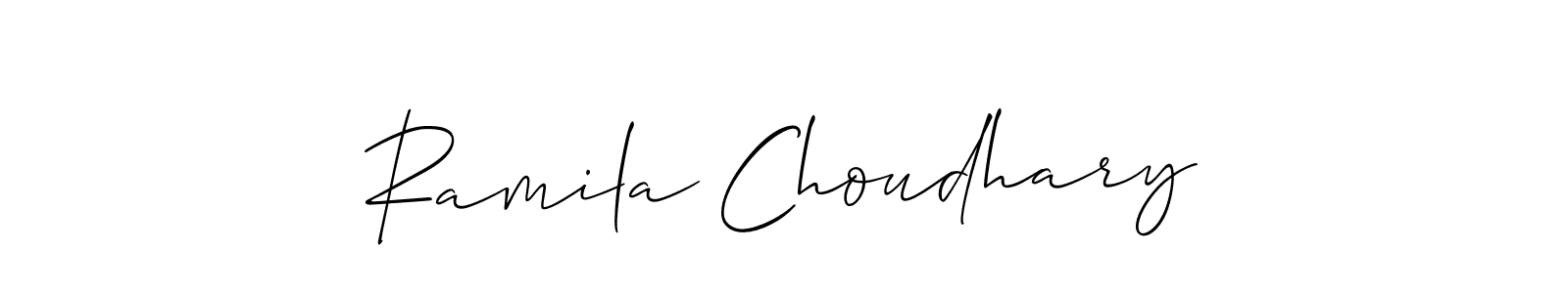 Check out images of Autograph of Ramila Choudhary name. Actor Ramila Choudhary Signature Style. Allison_Script is a professional sign style online. Ramila Choudhary signature style 2 images and pictures png