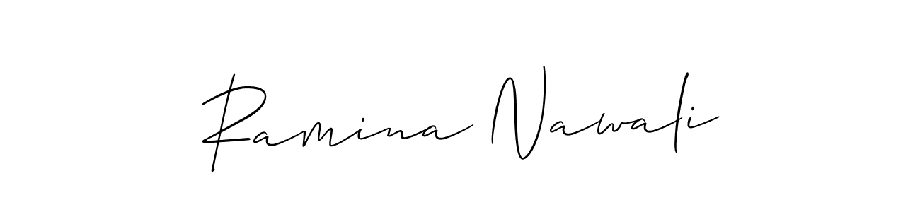 Make a beautiful signature design for name Ramina Nawali. Use this online signature maker to create a handwritten signature for free. Ramina Nawali signature style 2 images and pictures png