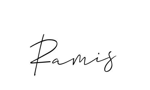 if you are searching for the best signature style for your name Ramis. so please give up your signature search. here we have designed multiple signature styles  using Allison_Script. Ramis signature style 2 images and pictures png