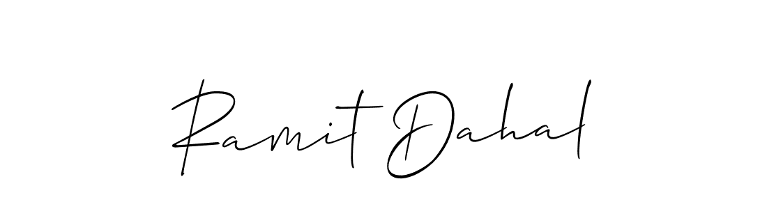Make a short Ramit Dahal signature style. Manage your documents anywhere anytime using Allison_Script. Create and add eSignatures, submit forms, share and send files easily. Ramit Dahal signature style 2 images and pictures png