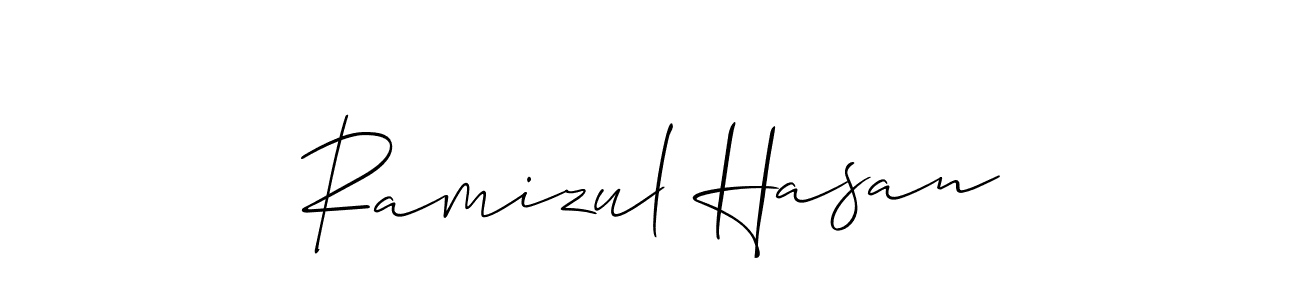 Ramizul Hasan stylish signature style. Best Handwritten Sign (Allison_Script) for my name. Handwritten Signature Collection Ideas for my name Ramizul Hasan. Ramizul Hasan signature style 2 images and pictures png