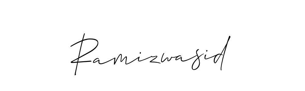 How to make Ramizwasid signature? Allison_Script is a professional autograph style. Create handwritten signature for Ramizwasid name. Ramizwasid signature style 2 images and pictures png