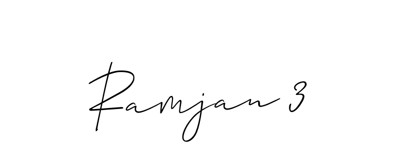 Ramjan 3 stylish signature style. Best Handwritten Sign (Allison_Script) for my name. Handwritten Signature Collection Ideas for my name Ramjan 3. Ramjan 3 signature style 2 images and pictures png