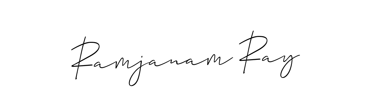 This is the best signature style for the Ramjanam Ray name. Also you like these signature font (Allison_Script). Mix name signature. Ramjanam Ray signature style 2 images and pictures png