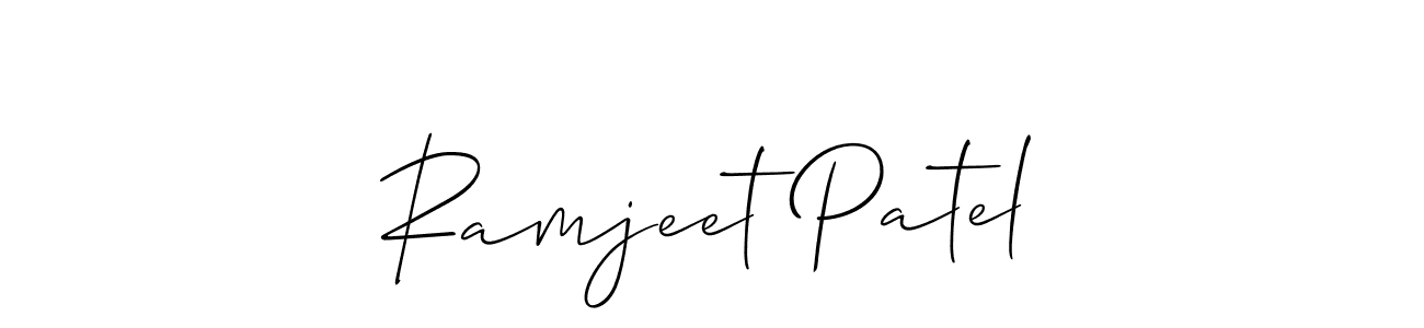 Make a beautiful signature design for name Ramjeet Patel. Use this online signature maker to create a handwritten signature for free. Ramjeet Patel signature style 2 images and pictures png