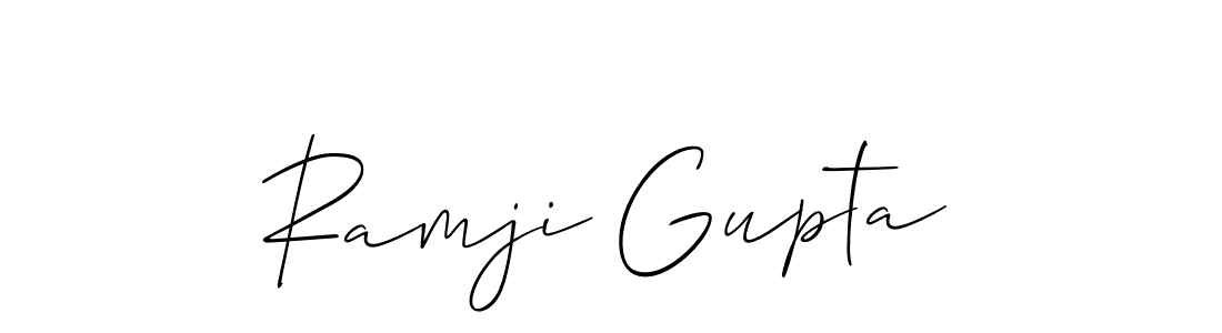 Similarly Allison_Script is the best handwritten signature design. Signature creator online .You can use it as an online autograph creator for name Ramji Gupta. Ramji Gupta signature style 2 images and pictures png