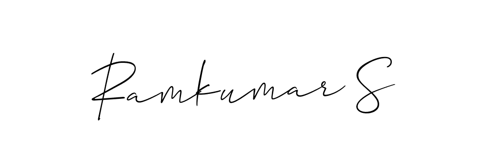 Make a beautiful signature design for name Ramkumar S. Use this online signature maker to create a handwritten signature for free. Ramkumar S signature style 2 images and pictures png