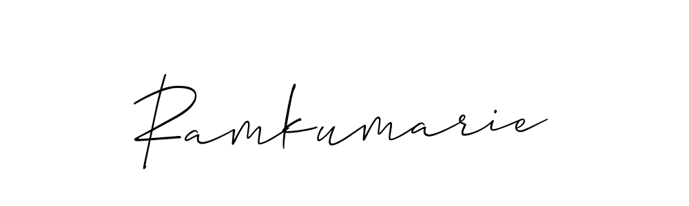 How to Draw Ramkumarie signature style? Allison_Script is a latest design signature styles for name Ramkumarie. Ramkumarie signature style 2 images and pictures png