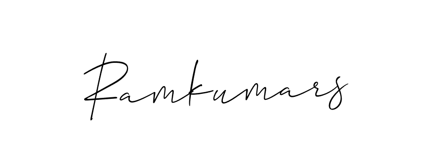 How to Draw Ramkumars signature style? Allison_Script is a latest design signature styles for name Ramkumars. Ramkumars signature style 2 images and pictures png