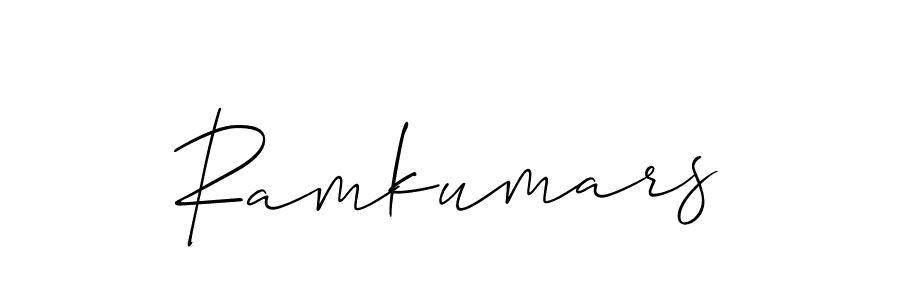 How to Draw Ramkumars signature style? Allison_Script is a latest design signature styles for name Ramkumars. Ramkumars signature style 2 images and pictures png