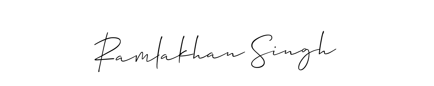 Make a beautiful signature design for name Ramlakhan Singh. Use this online signature maker to create a handwritten signature for free. Ramlakhan Singh signature style 2 images and pictures png