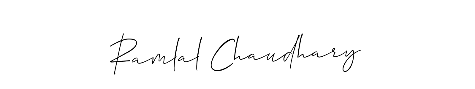Best and Professional Signature Style for Ramlal Chaudhary. Allison_Script Best Signature Style Collection. Ramlal Chaudhary signature style 2 images and pictures png