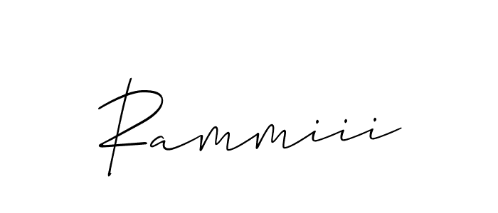 You can use this online signature creator to create a handwritten signature for the name Rammiii. This is the best online autograph maker. Rammiii signature style 2 images and pictures png