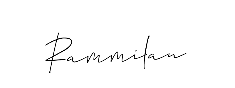 Also we have Rammilan name is the best signature style. Create professional handwritten signature collection using Allison_Script autograph style. Rammilan signature style 2 images and pictures png