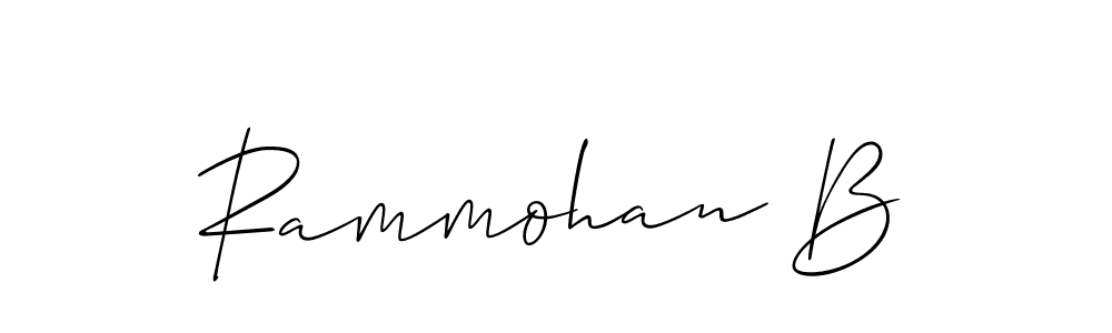 You can use this online signature creator to create a handwritten signature for the name Rammohan B. This is the best online autograph maker. Rammohan B signature style 2 images and pictures png