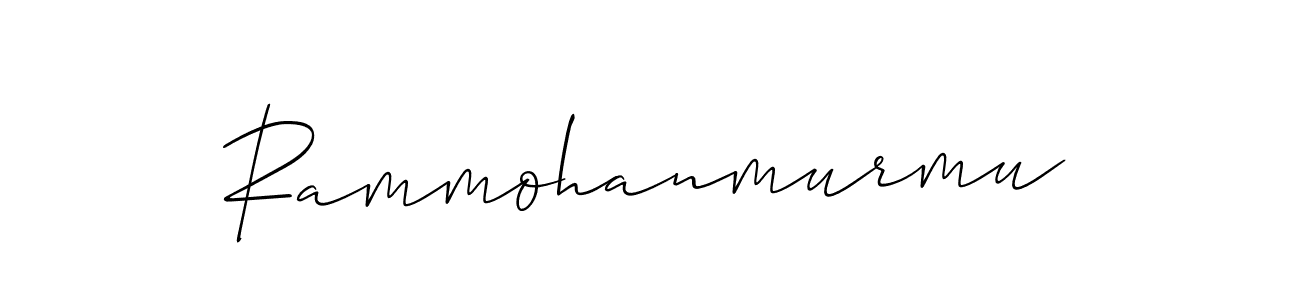 Rammohanmurmu stylish signature style. Best Handwritten Sign (Allison_Script) for my name. Handwritten Signature Collection Ideas for my name Rammohanmurmu. Rammohanmurmu signature style 2 images and pictures png