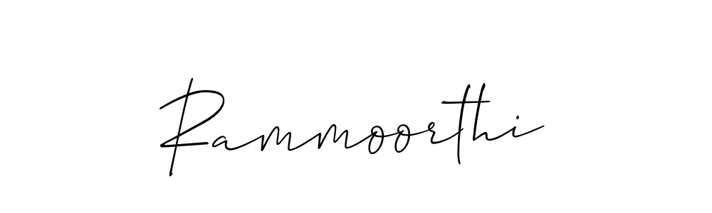 How to make Rammoorthi signature? Allison_Script is a professional autograph style. Create handwritten signature for Rammoorthi name. Rammoorthi signature style 2 images and pictures png