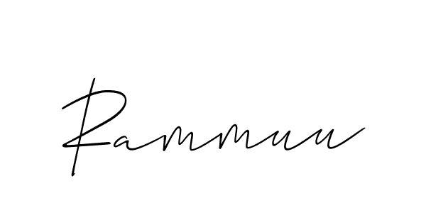 Allison_Script is a professional signature style that is perfect for those who want to add a touch of class to their signature. It is also a great choice for those who want to make their signature more unique. Get Rammuu name to fancy signature for free. Rammuu signature style 2 images and pictures png