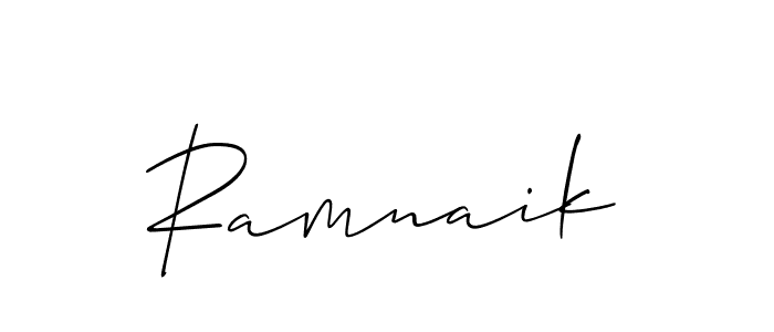 How to Draw Ramnaik signature style? Allison_Script is a latest design signature styles for name Ramnaik. Ramnaik signature style 2 images and pictures png
