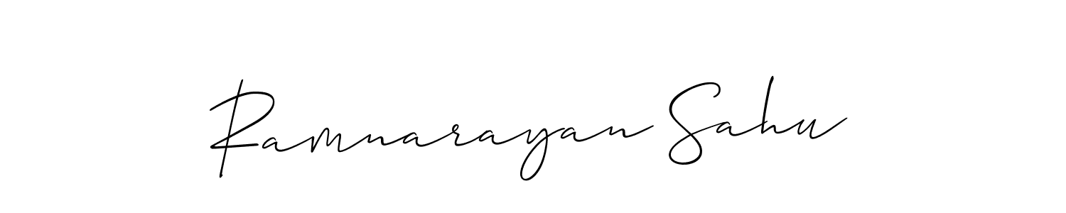 Make a beautiful signature design for name Ramnarayan Sahu. Use this online signature maker to create a handwritten signature for free. Ramnarayan Sahu signature style 2 images and pictures png