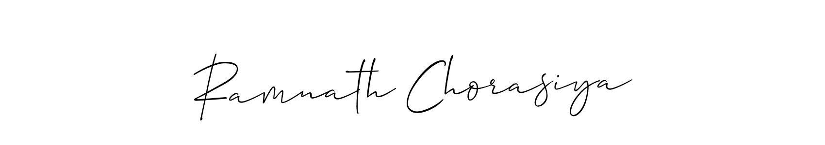 Once you've used our free online signature maker to create your best signature Allison_Script style, it's time to enjoy all of the benefits that Ramnath Chorasiya name signing documents. Ramnath Chorasiya signature style 2 images and pictures png