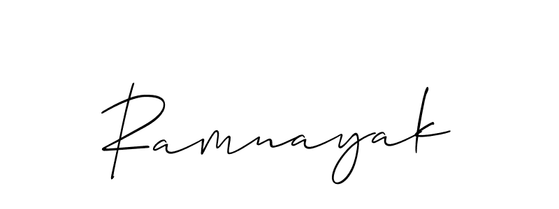 How to make Ramnayak name signature. Use Allison_Script style for creating short signs online. This is the latest handwritten sign. Ramnayak signature style 2 images and pictures png