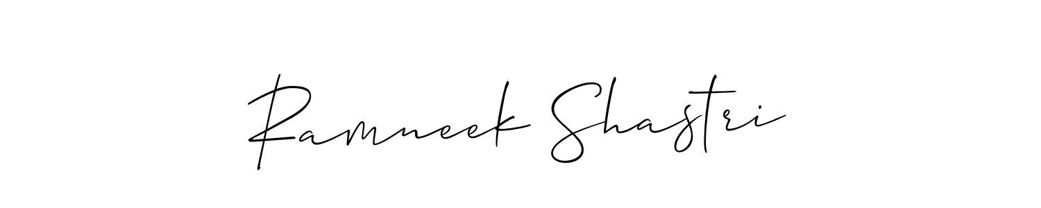 Best and Professional Signature Style for Ramneek Shastri. Allison_Script Best Signature Style Collection. Ramneek Shastri signature style 2 images and pictures png