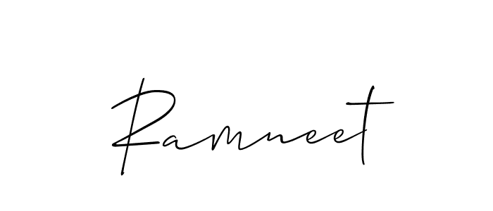 Make a short Ramneet signature style. Manage your documents anywhere anytime using Allison_Script. Create and add eSignatures, submit forms, share and send files easily. Ramneet signature style 2 images and pictures png